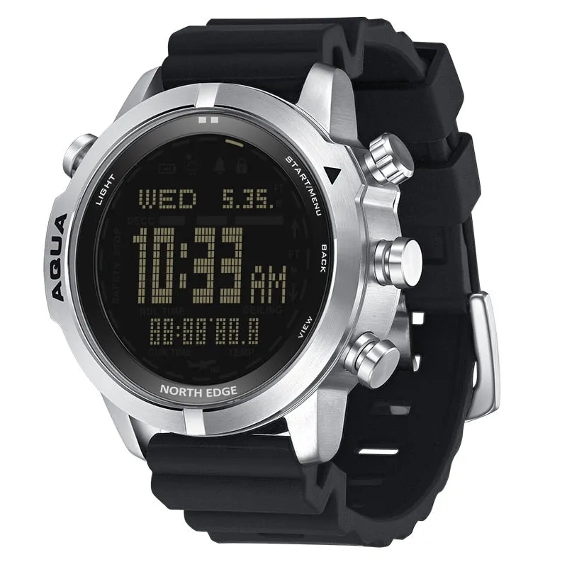 Men's Professional Diving Computer Watch Scuba Diving NDL (No Deco Time) 50M Dive Watches