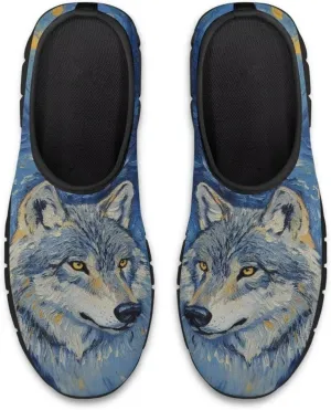 Men's Slip On Low Cut Sports Sneakers Van Gogh Casual Shoes Non-Slip Comfortable Outdoor Workout Footwear US5-14