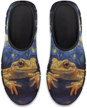 Men's Slip On Low Cut Sports Sneakers Van Gogh Casual Shoes Non-Slip Comfortable Outdoor Workout Footwear US5-14
