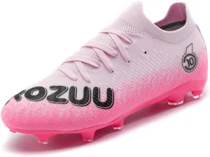 Men's Soccer Cleats Outdoor Indoor AG/FG/TF Professional Football Shoes Low-Top Non-Slip Lightweight Breathable Youth Boys Athletic Training Sneakers