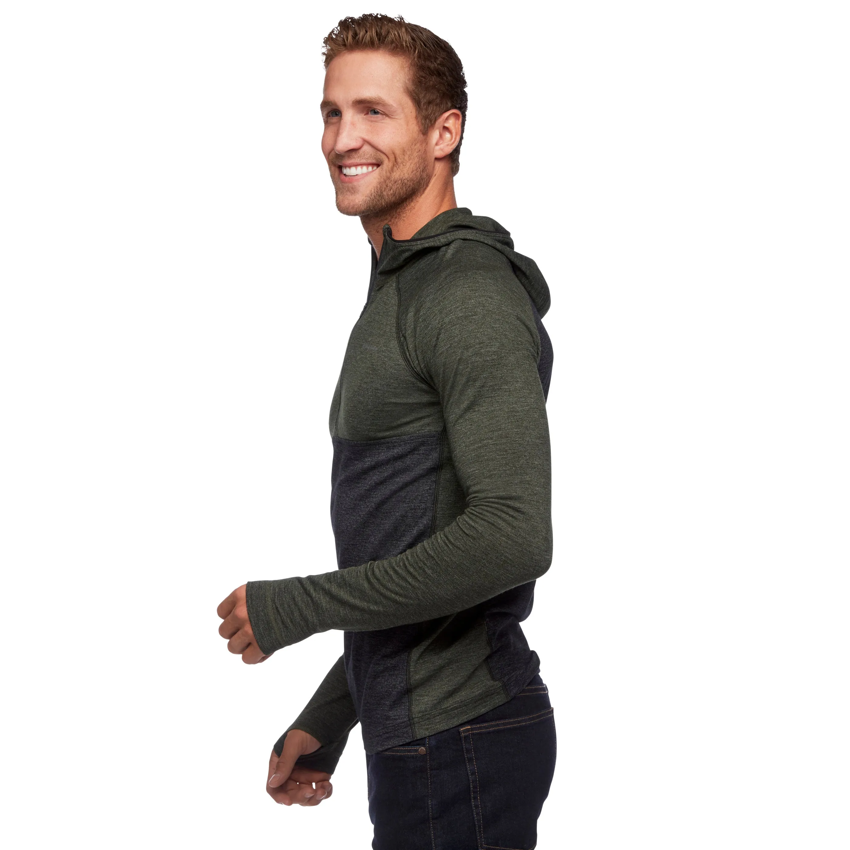 Men's Solution 150 Merino Baselayer Crew Half Zip Hoody