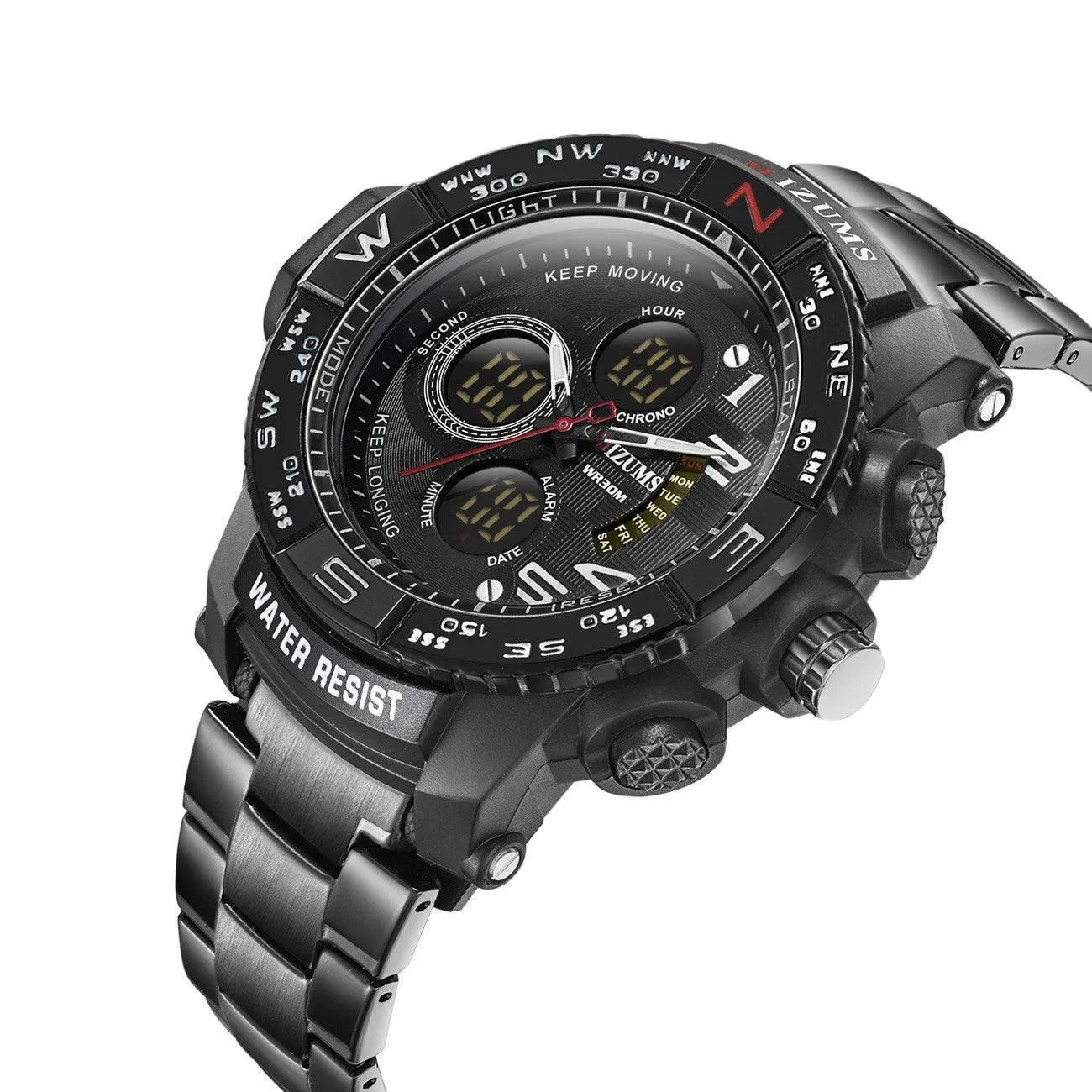 Mizums 8002 Analog Digital Quartz Watch For Men