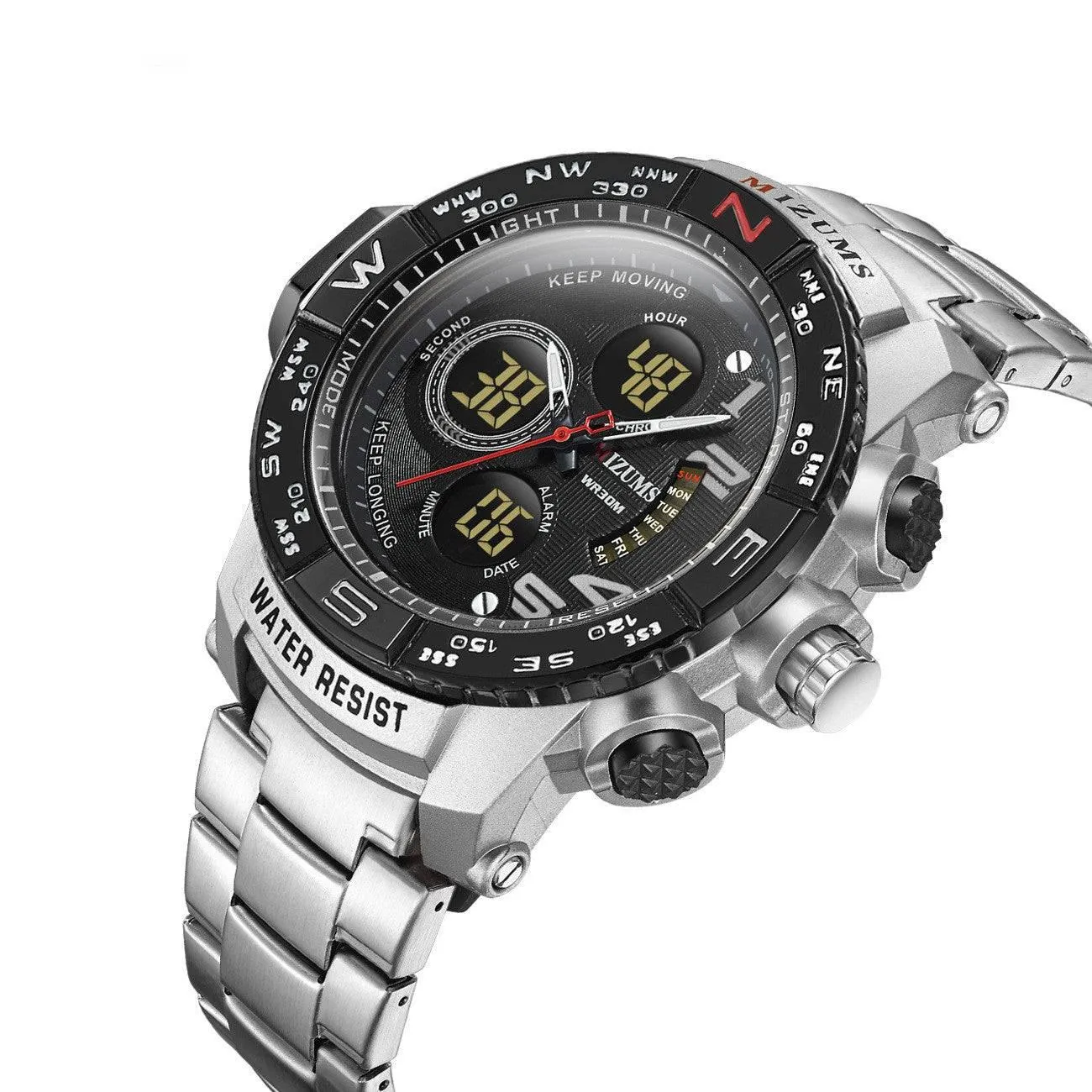 Mizums 8002 Analog Digital Quartz Watch For Men