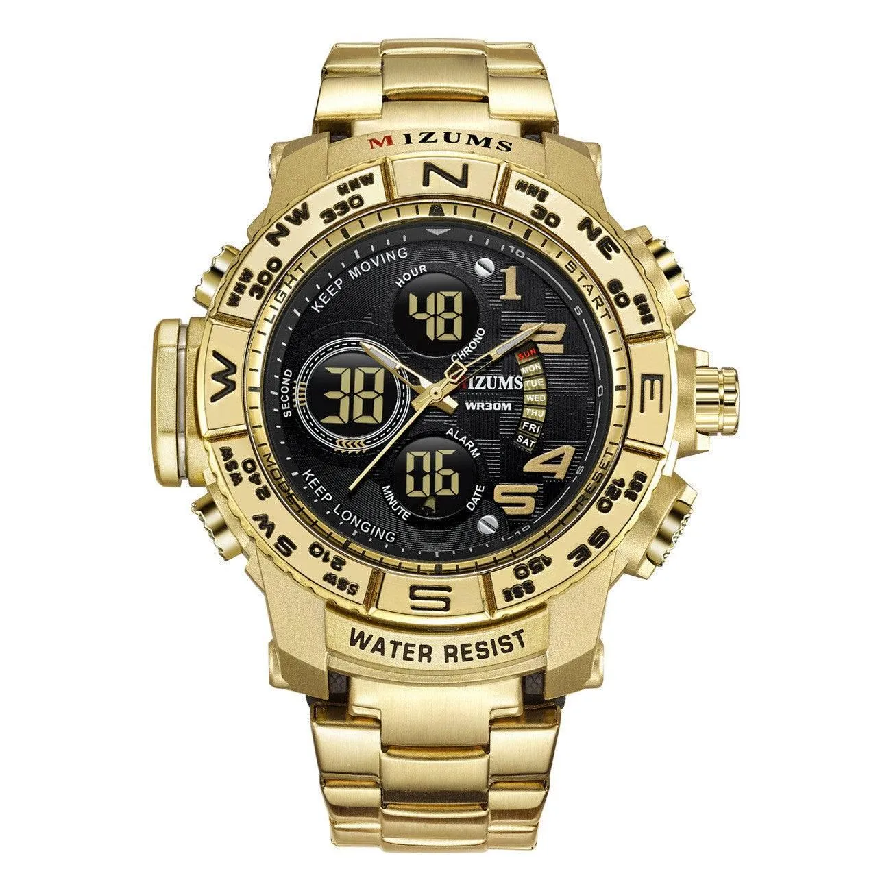 Mizums 8002 Analog Digital Quartz Watch For Men