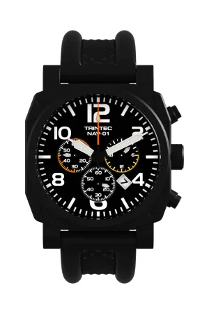 NAV-01 Chronograph / Black / Quartz