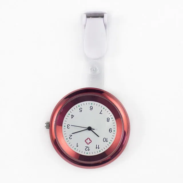 New Nurse Watch Brooch Silicone Clip Watch