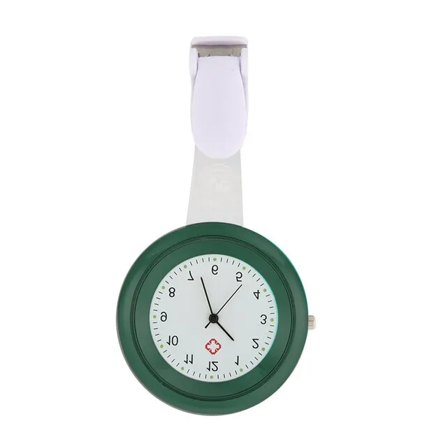New Nurse Watch Brooch Silicone Clip Watch