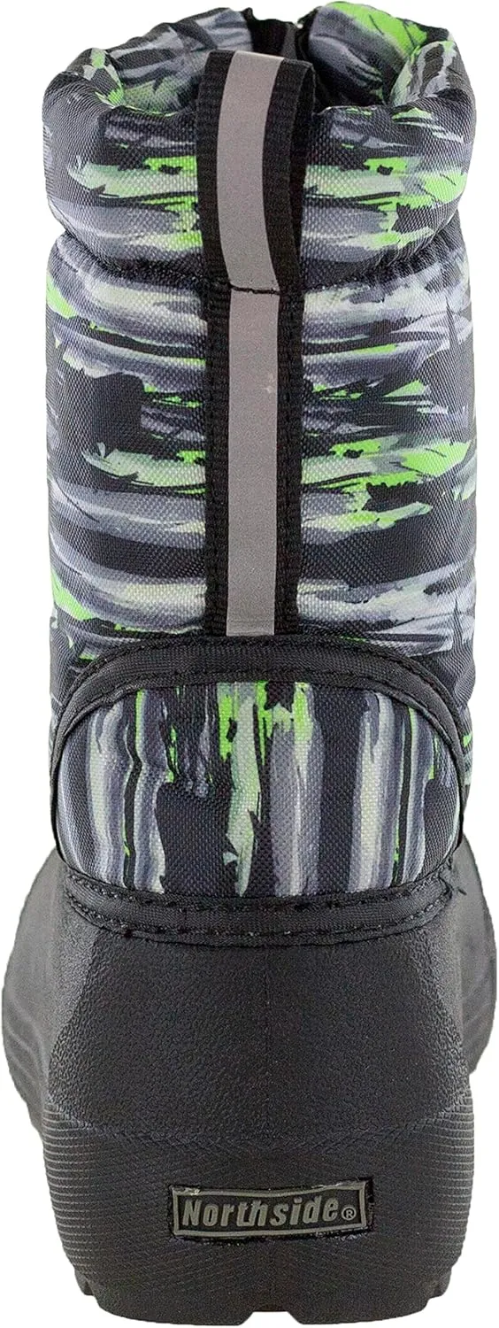 Northside Icicle Insulated Snow Boots for Girls and Boys - Toddler and Little Kid - with Washable EVA Insole, Shock Absorbing Outsole with Good Traction and a Front Zipper