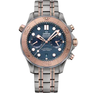 Omega Seamaster Diver 300M 44 mm, titanium - tantalum - Sedna™ gold on titanium - tantalum - Sedna™ gold