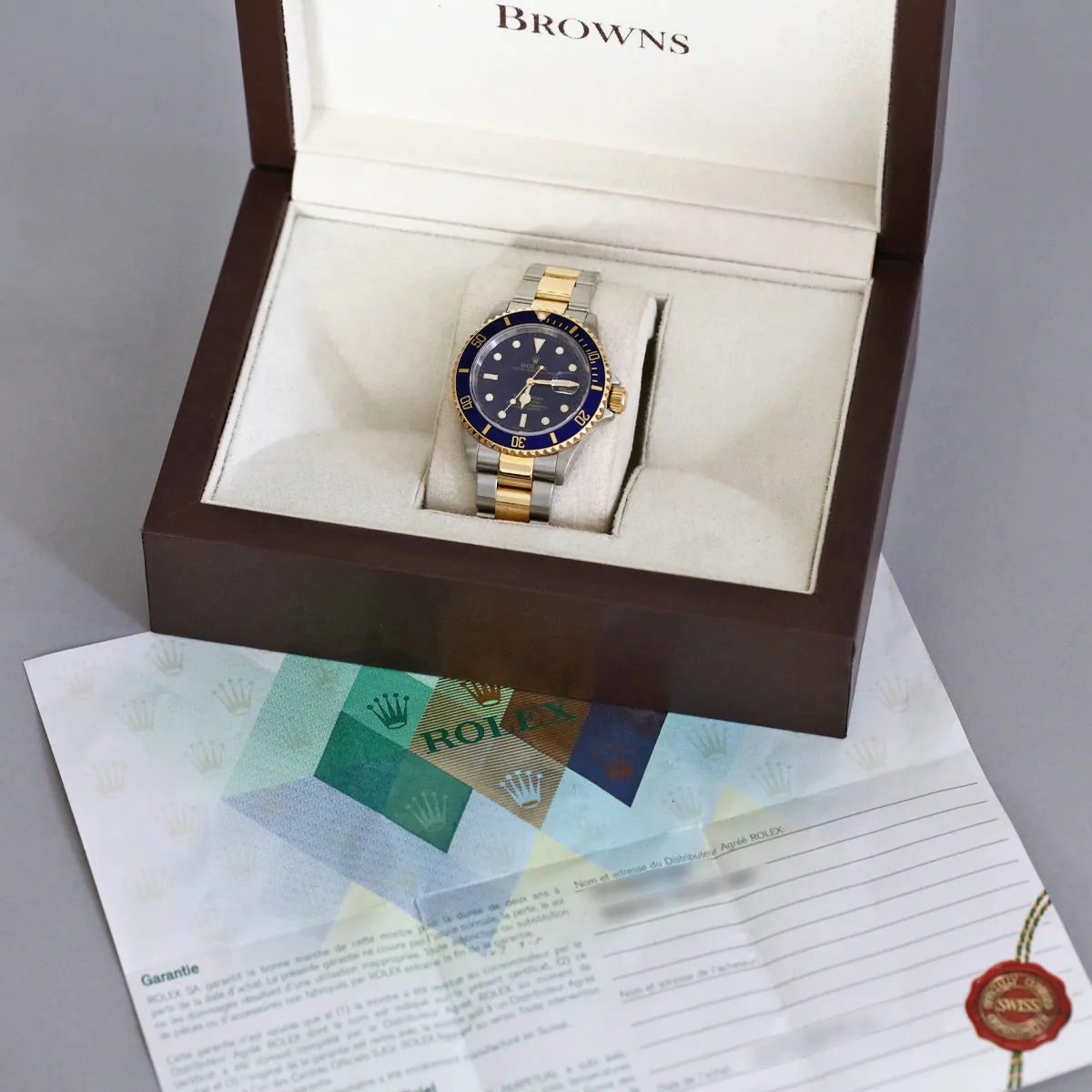 Rolex, Submariner Date, Yellow Rolesor | Pre-Owned | 16613 - 2002