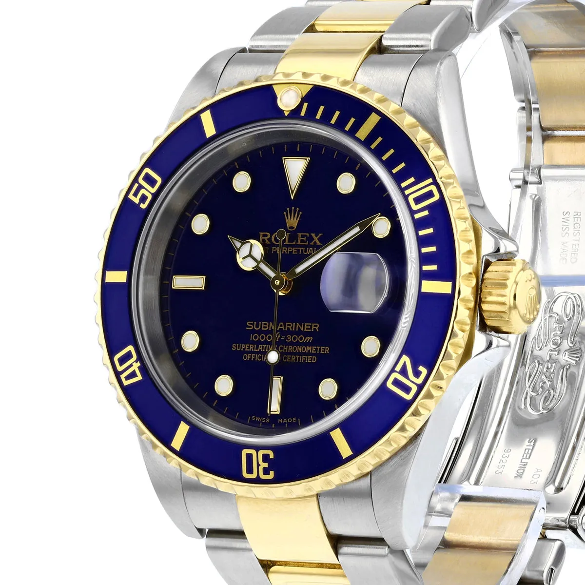 Rolex, Submariner Date, Yellow Rolesor | Pre-Owned | 16613 - 2002