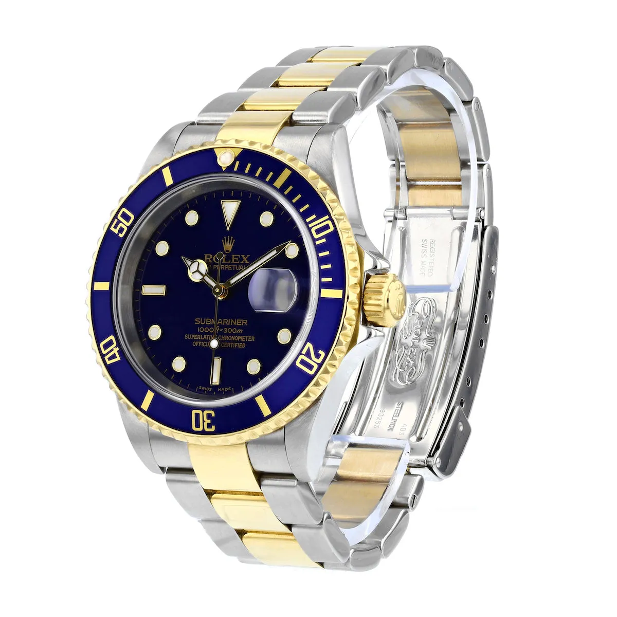 Rolex, Submariner Date, Yellow Rolesor | Pre-Owned | 16613 - 2002