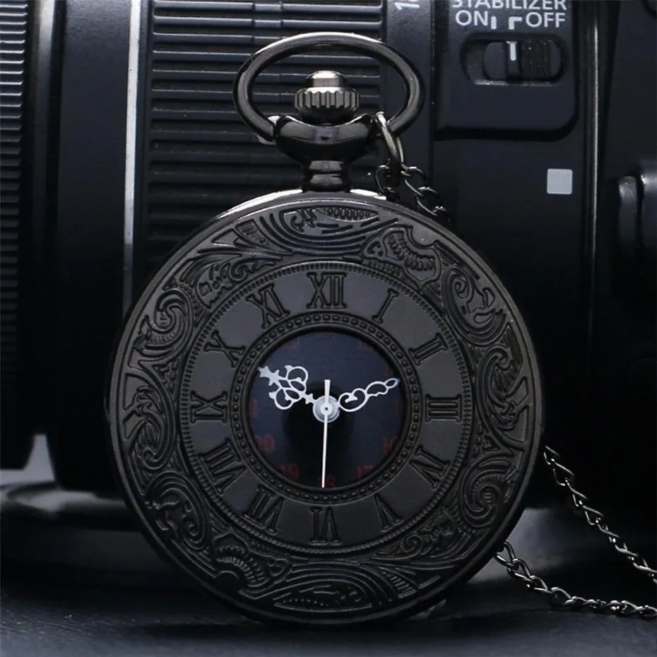 Roma Pocket Watch Dark Grey