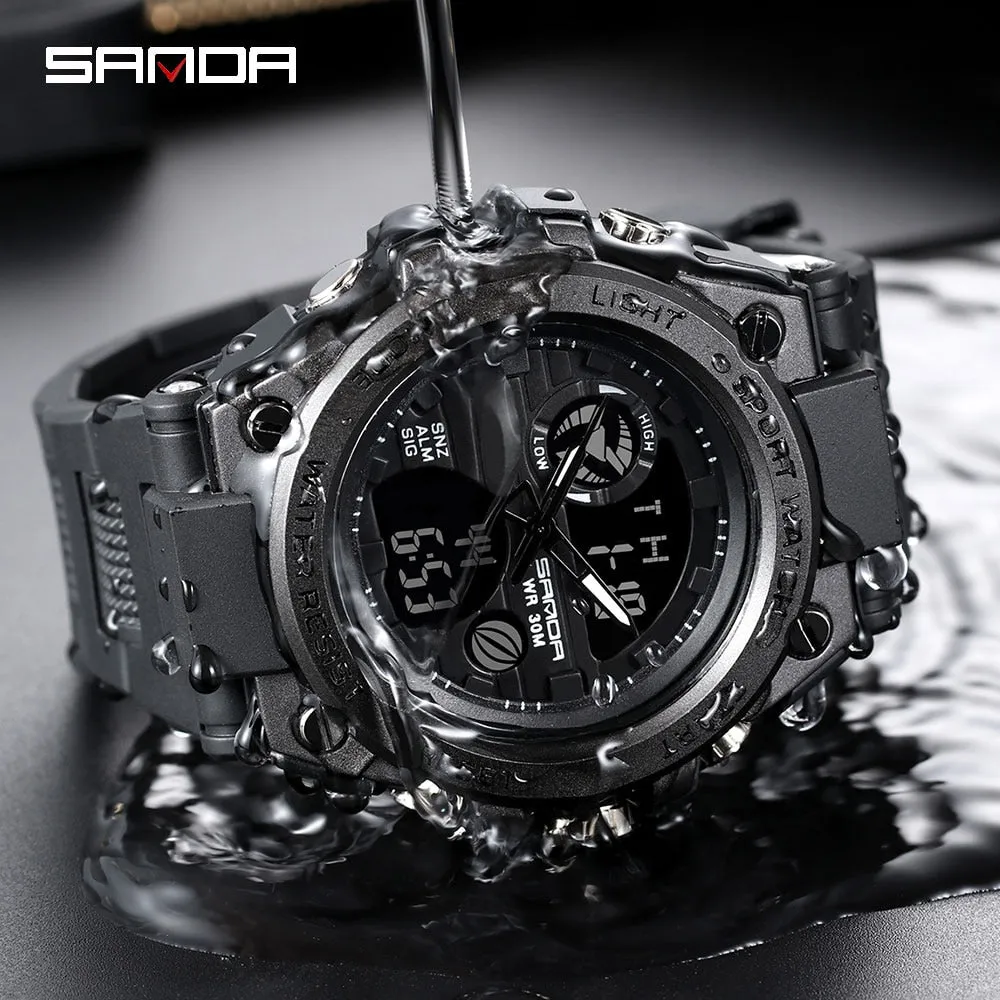 SANDA 30M Waterproof Sports Watch