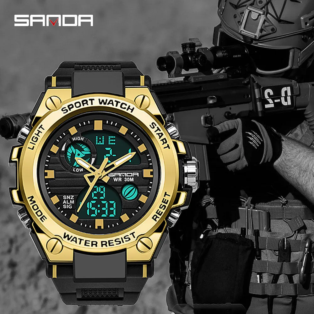 SANDA 30M Waterproof Sports Watch