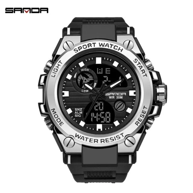 SANDA 30M Waterproof Sports Watch