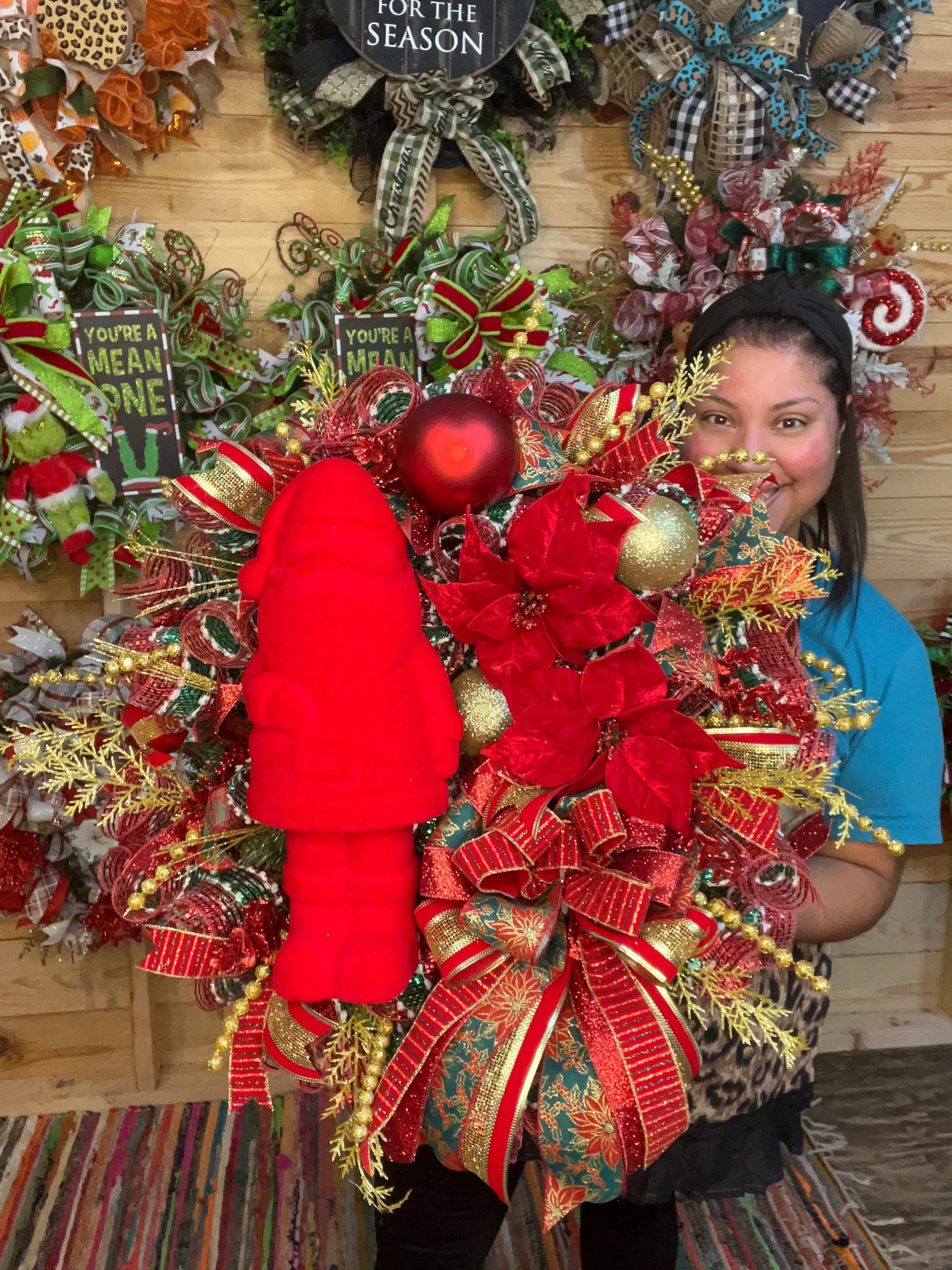 Santa Luxury Wreath