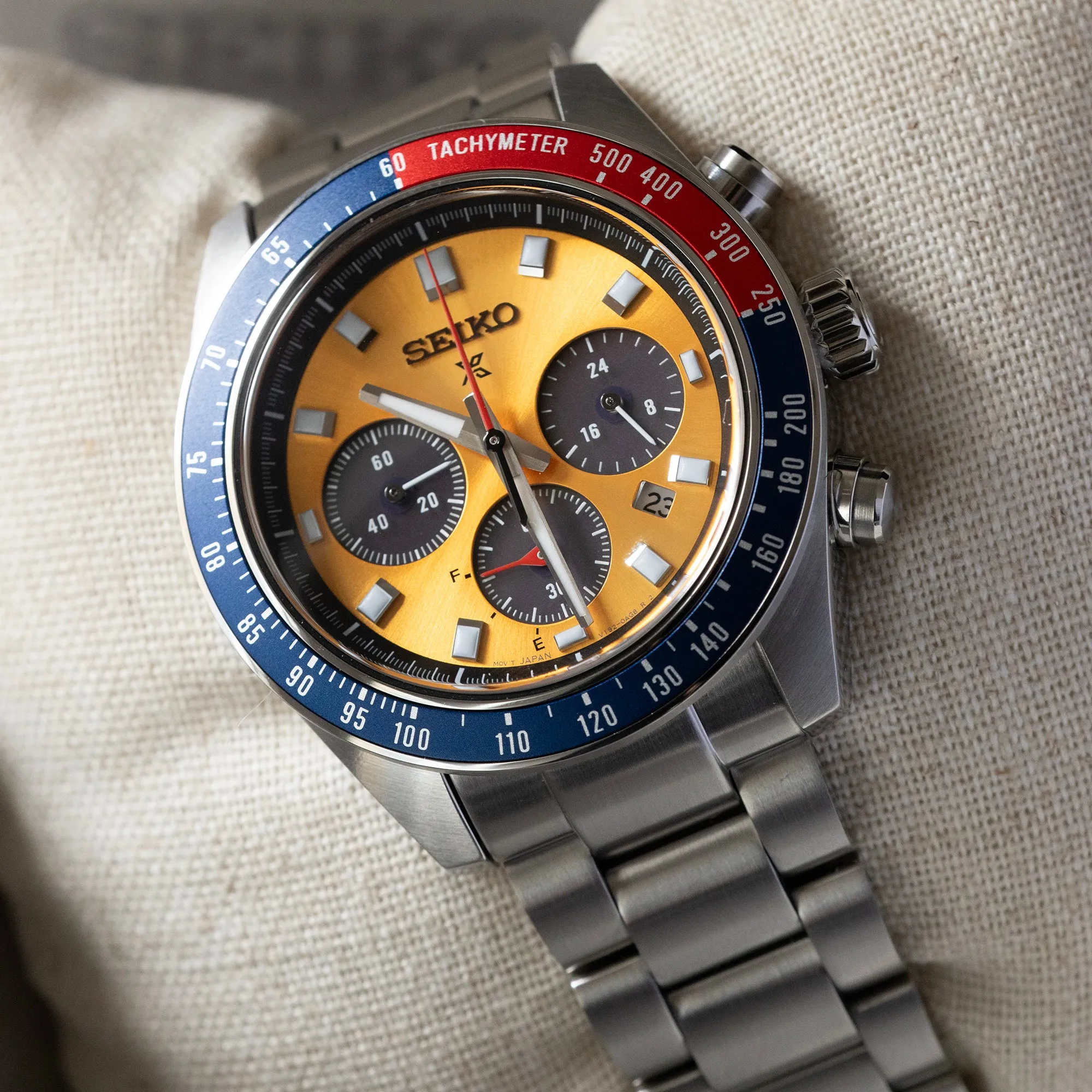Seiko - 'Pogue' 2024 Prospex Speedtimer Solar 100M SSC947P