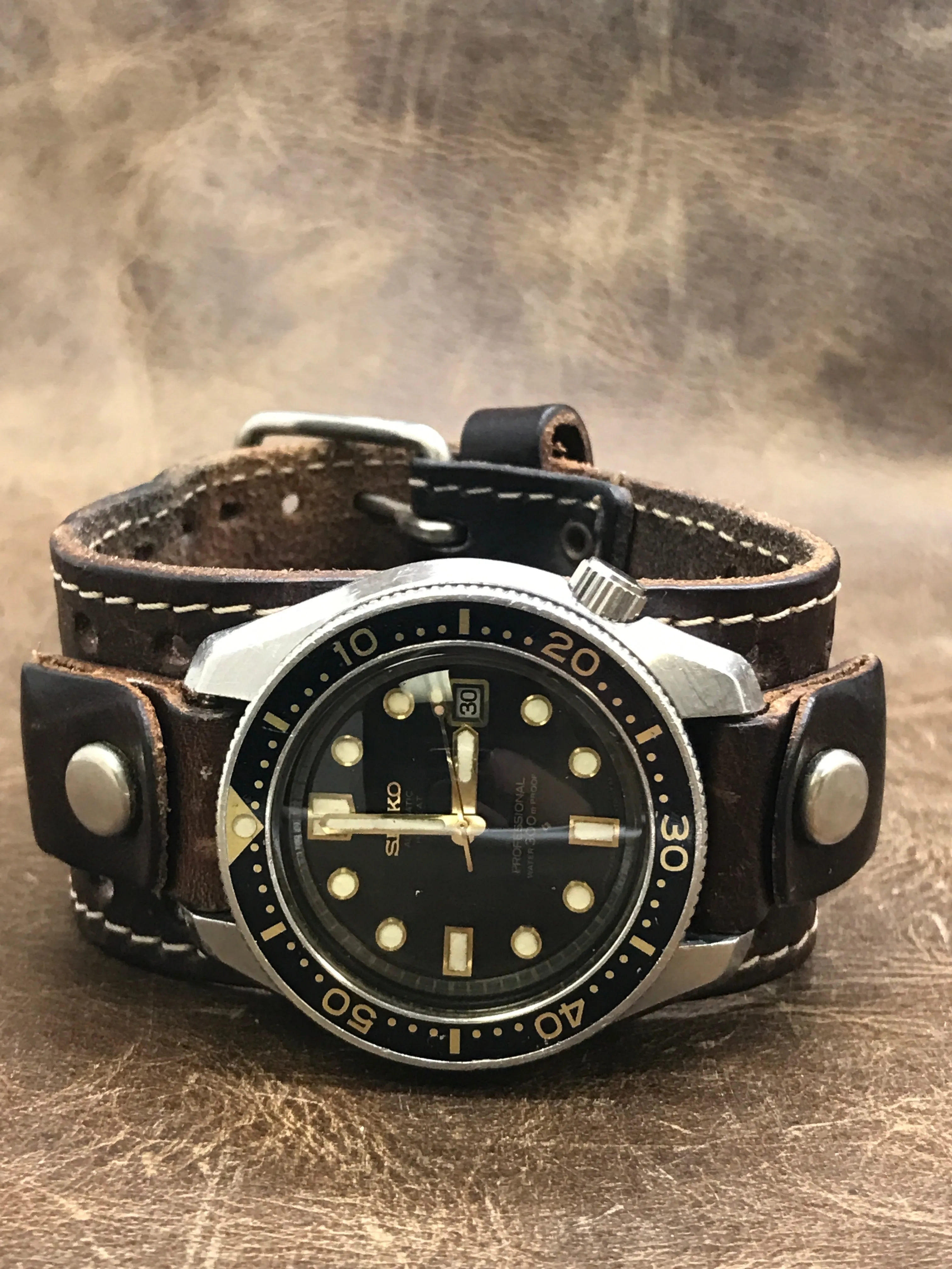 Seiko Professional Diver Hi-Beat 6159-7001 Black Dial Automatic Men's Watch
