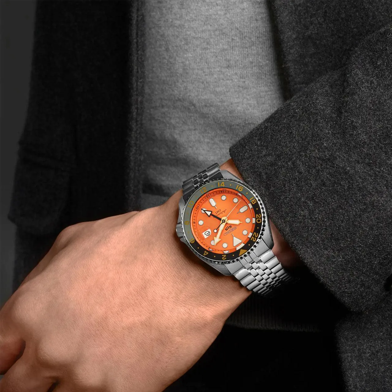 Seiko - SSK005K Seiko 5 Sports ‘Mikan Orange’ GMT SKX Re-Interpretation