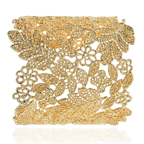 SHEEGIOR Love Wide Hollow Big Bangles Bracelets for Women Silver/Gold Open Bangle Flower Love Cuff Bracelet Mens Fashion Jewelry