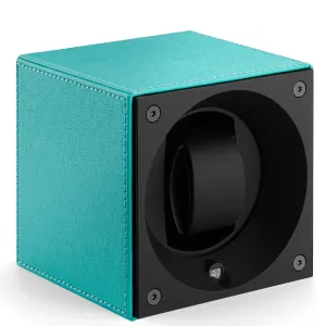 SKBWatch Winder Single Turquoise Leather