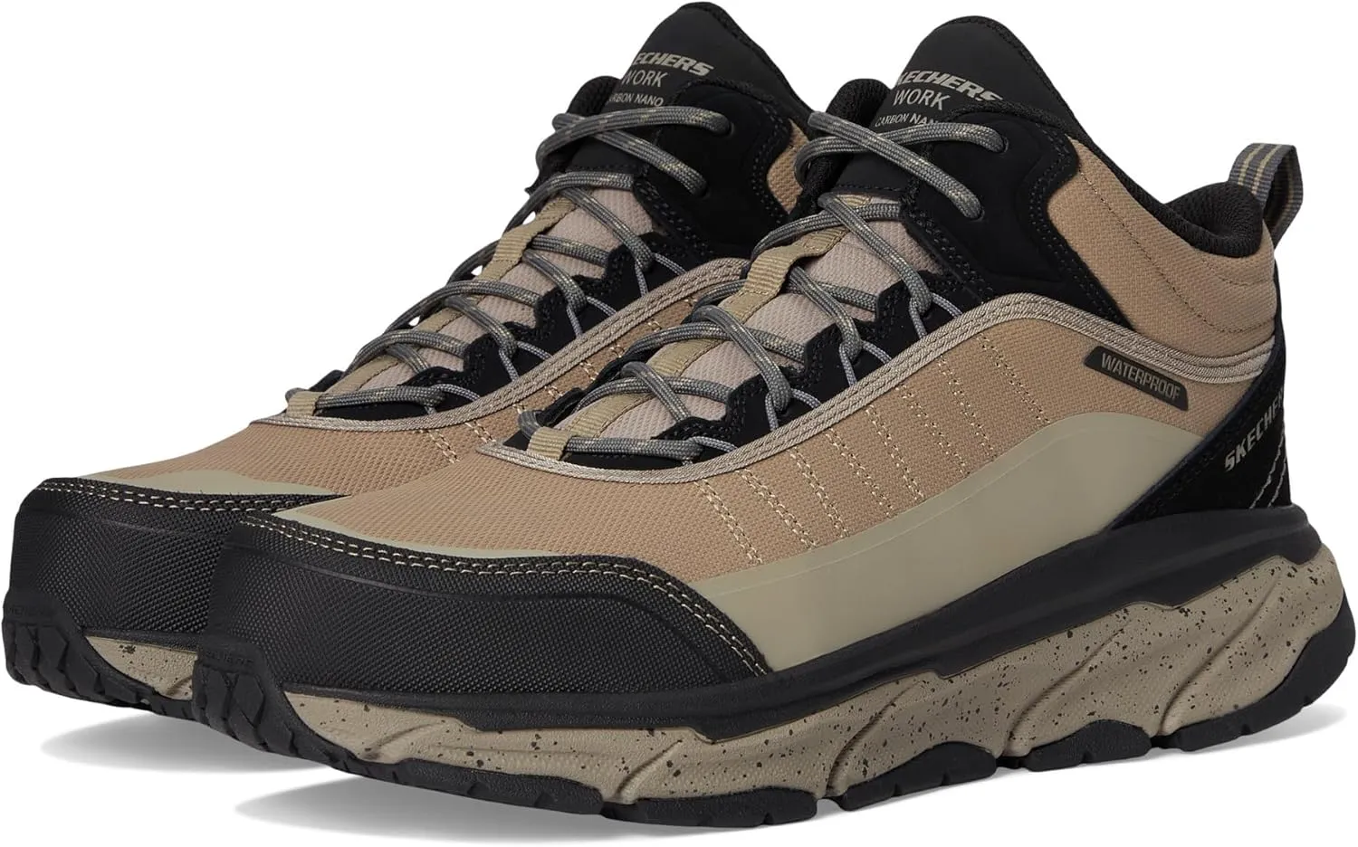 SKECHERS Men's D'lux Journey Sr-Terrain-Guard Comp Toe Sneaker