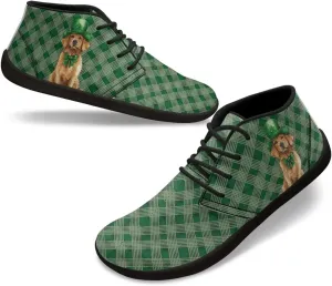 St. Patrick's Day Wide Toe Box Barefoot Shoes for Men Walking Sneaker Stylish Non Slip Zero Drop Sole Running Footwear