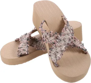 Summer Women's Slippers Imitation Straw Casual Shoes Comfortable Beach Fashion Outdoor Slippers