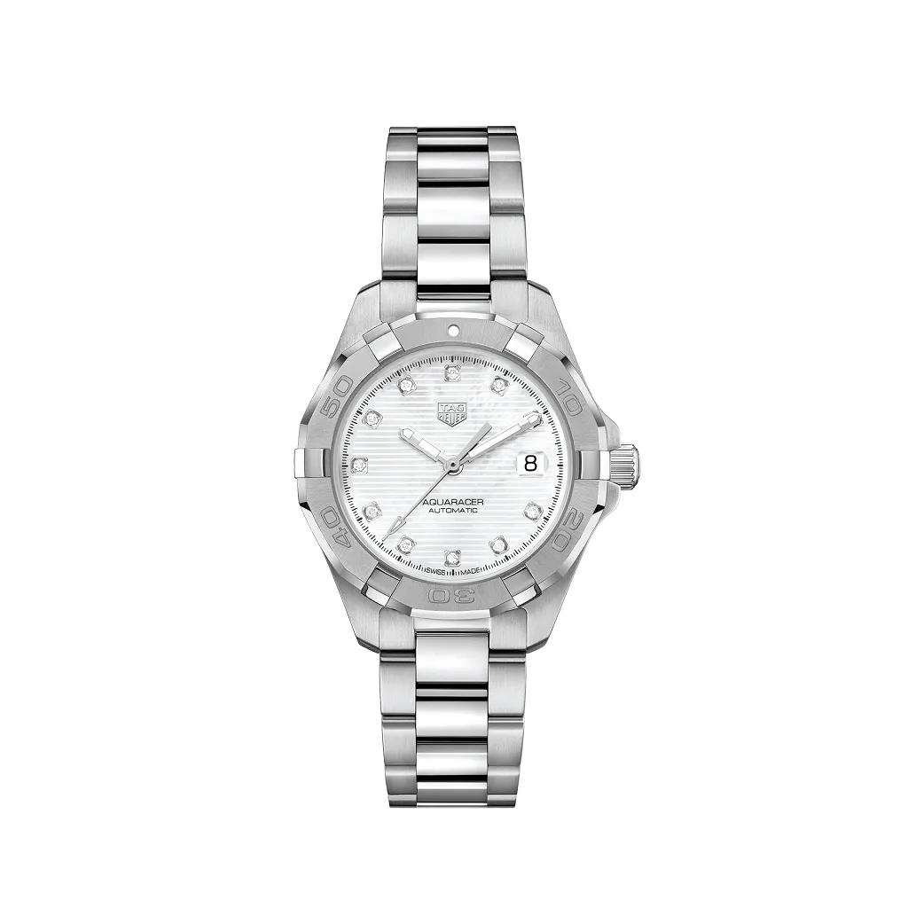 TAG Heuer Aquaracer Automatic Steel Round Dial Ladies Watch WBD2313.BA0740