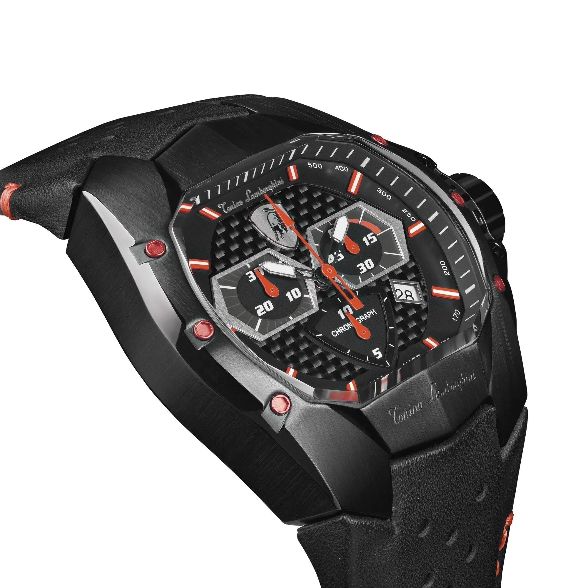 Tonino Lamborghini T9GA Men's Black GT1 Chronograph Watch