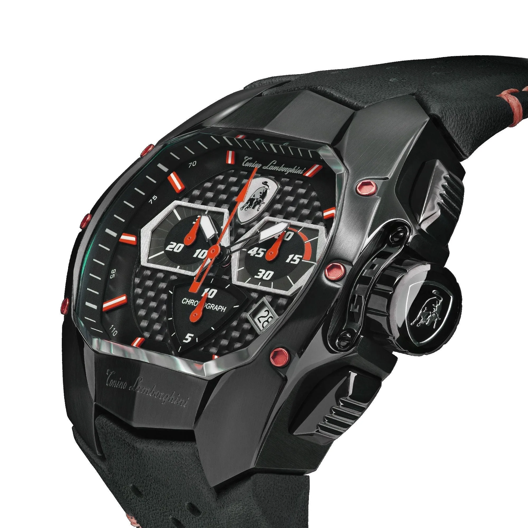 Tonino Lamborghini T9GA Men's Black GT1 Chronograph Watch