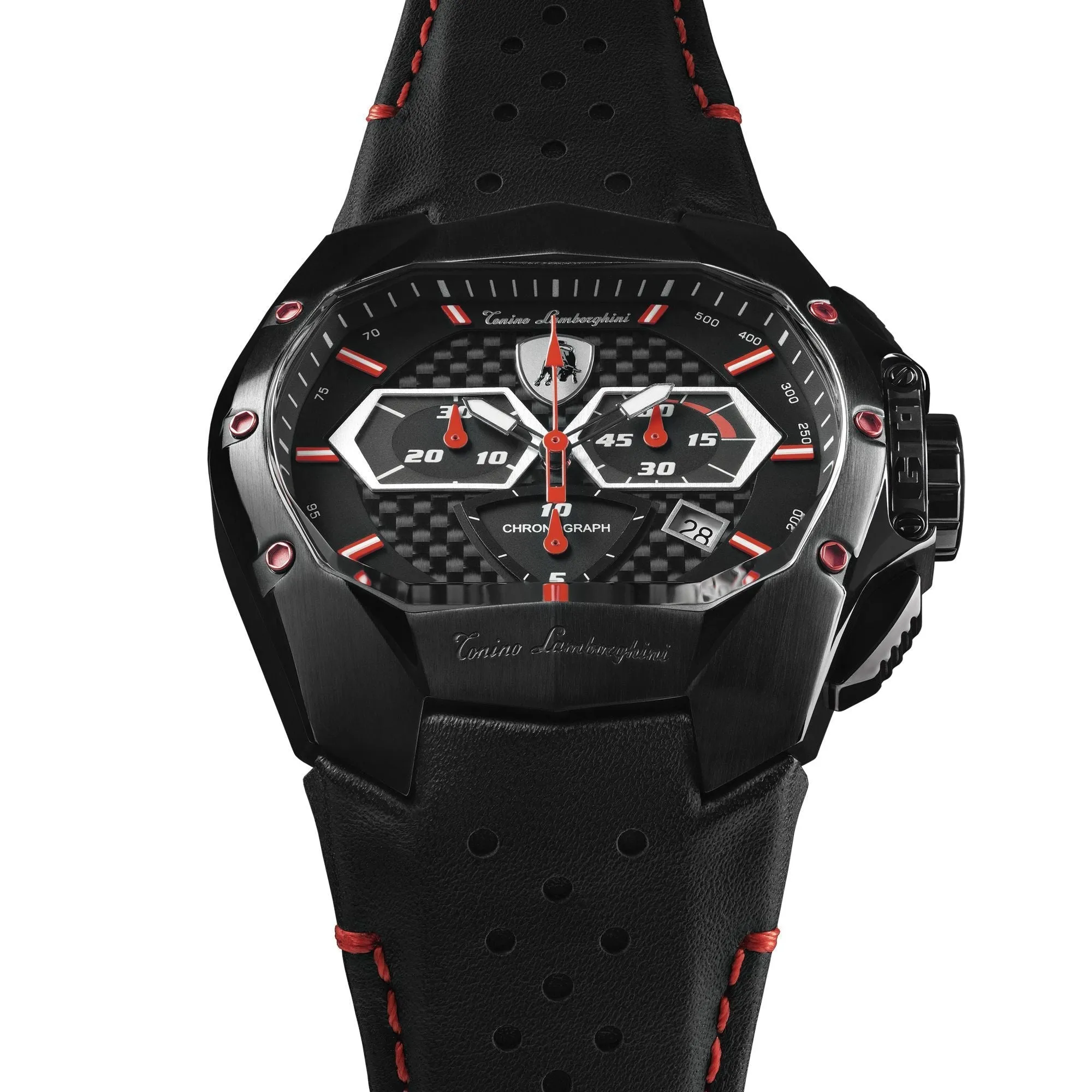 Tonino Lamborghini T9GA Men's Black GT1 Chronograph Watch