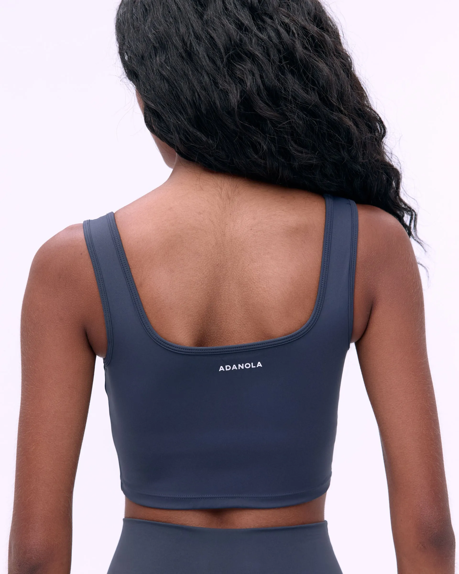 Ultimate Square Neck Bra - Midnight Blue