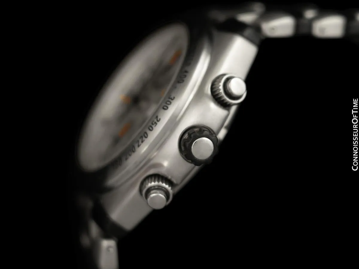 Universal Geneve Ayrton Senna "41" Racing Chronograph Mens Watch - Stainless Steel & Carbon