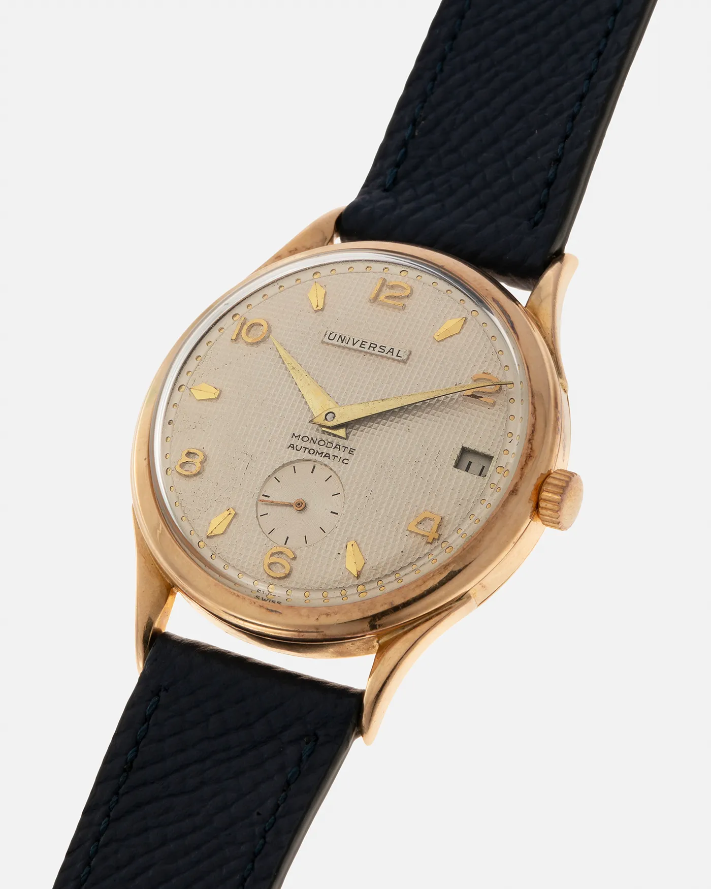 Universal Geneve Monodatic Yellow Gold