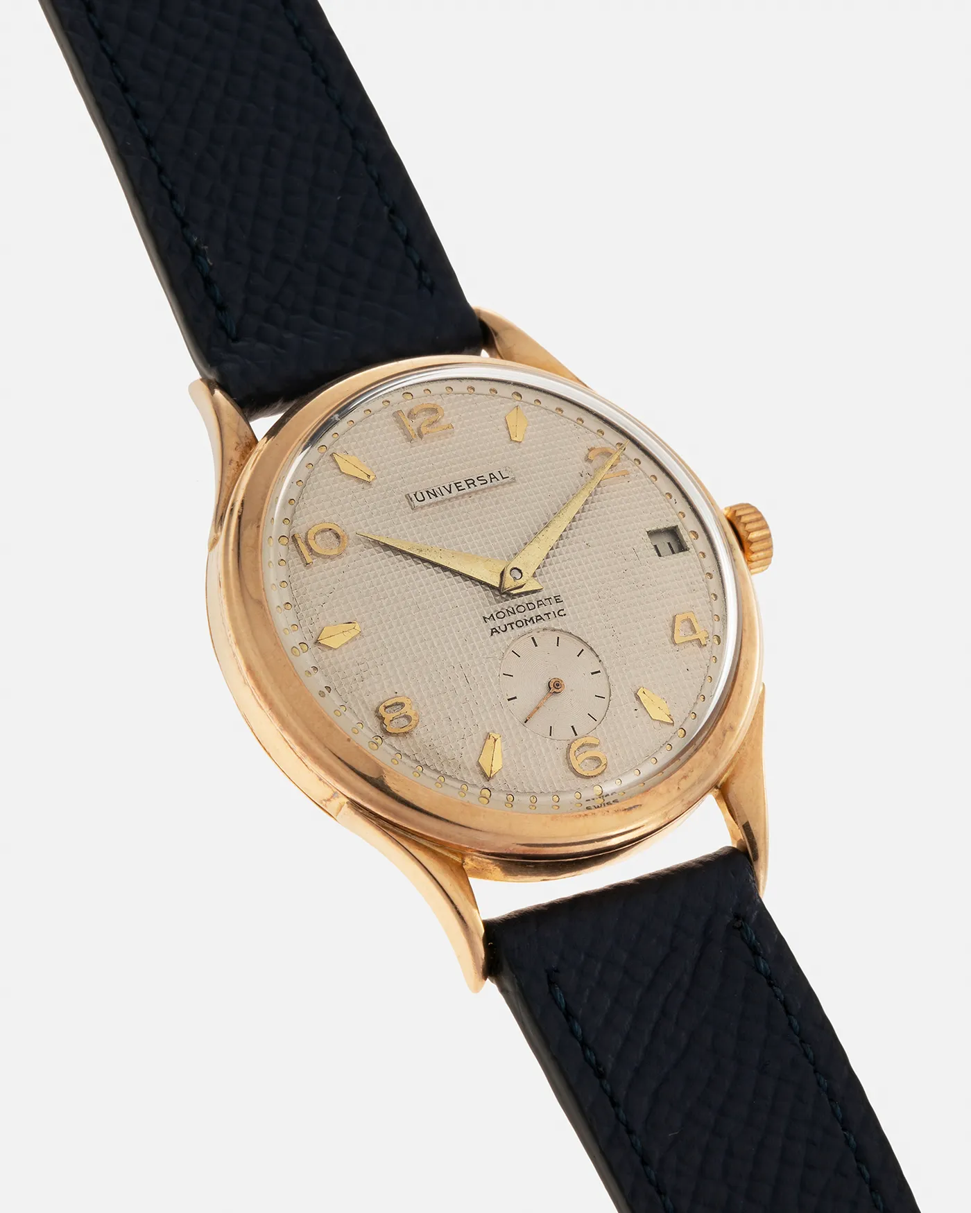 Universal Geneve Monodatic Yellow Gold