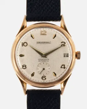 Universal Geneve Monodatic Yellow Gold
