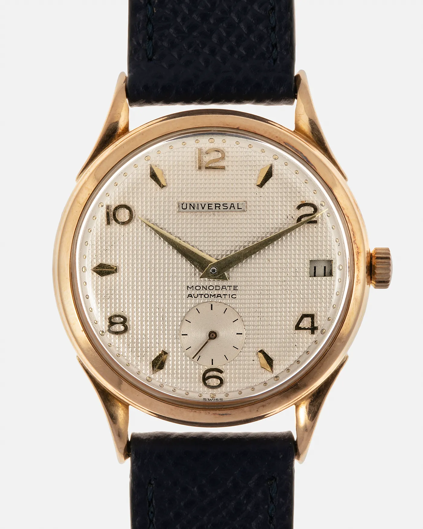 Universal Geneve Monodatic Yellow Gold