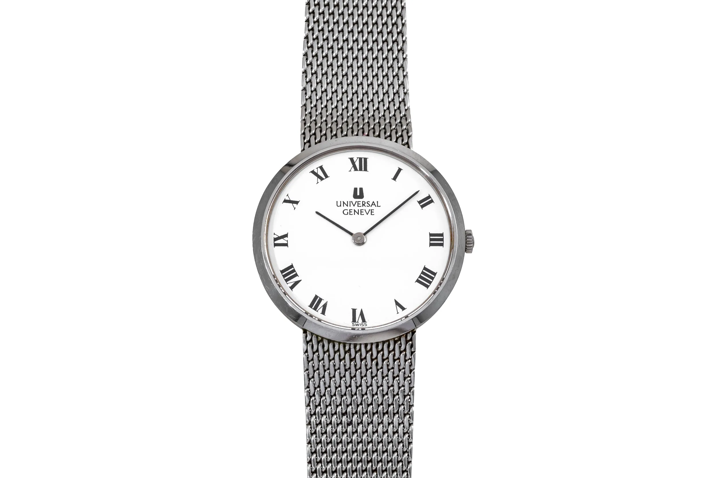 Universal Genève Steel Dress Watch