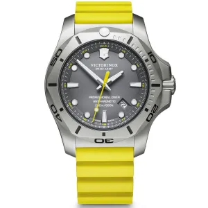 Victorinox Swiss Army Men's Quartz Watch - I.N.O.X. Professional Diver Yellow Strap | 241844
