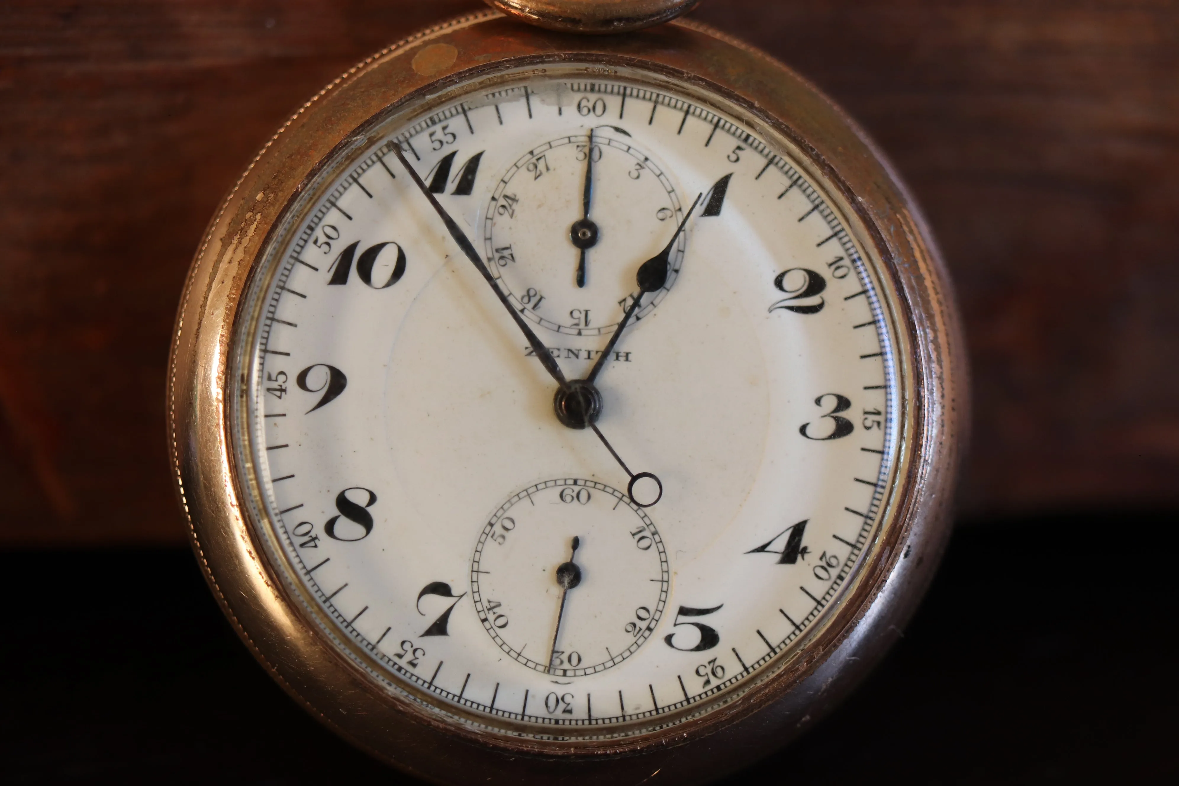 Vintage Zenith Pocket Watch with Chronograph Function