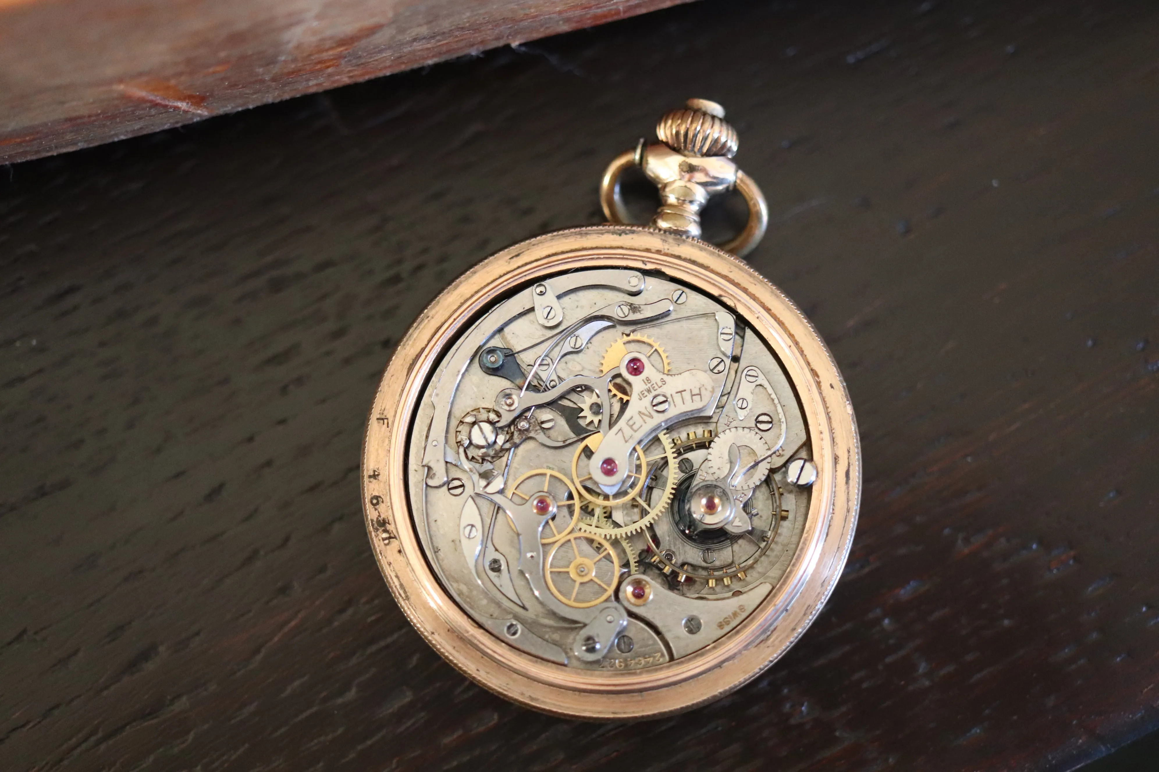 Vintage Zenith Pocket Watch with Chronograph Function