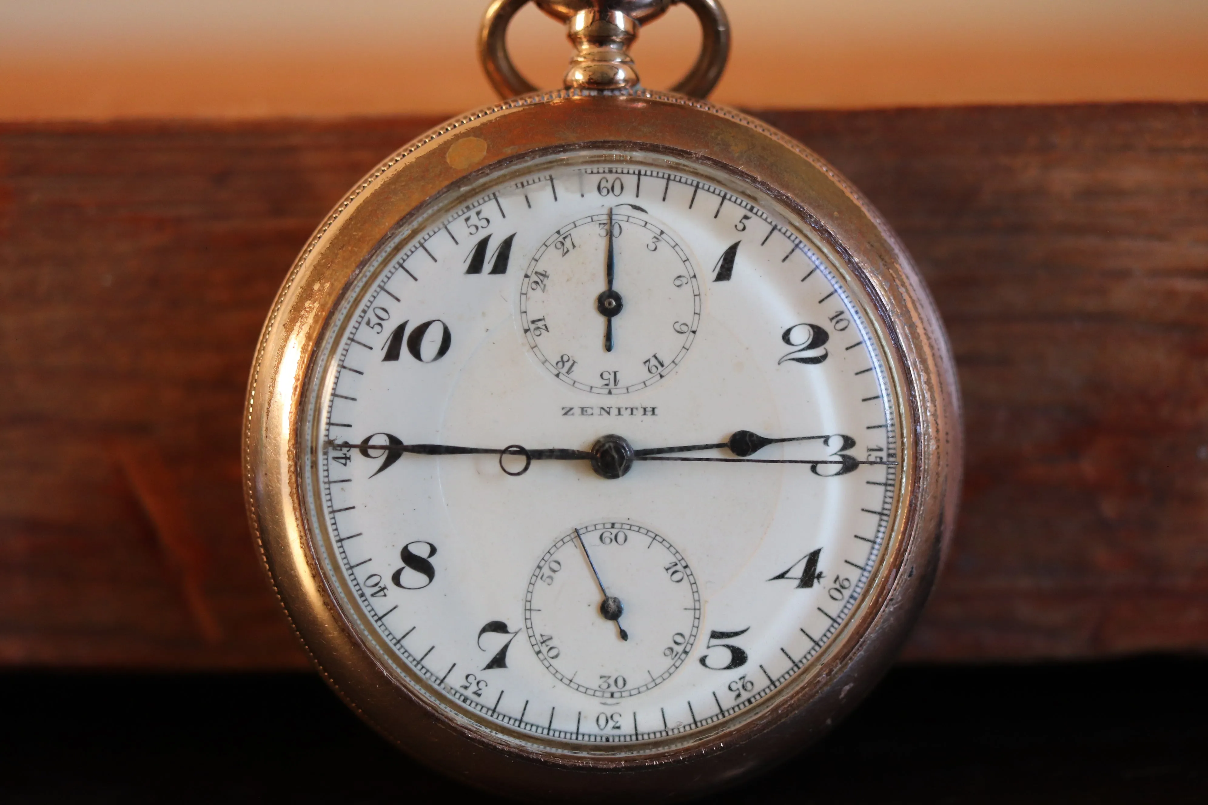 Vintage Zenith Pocket Watch with Chronograph Function