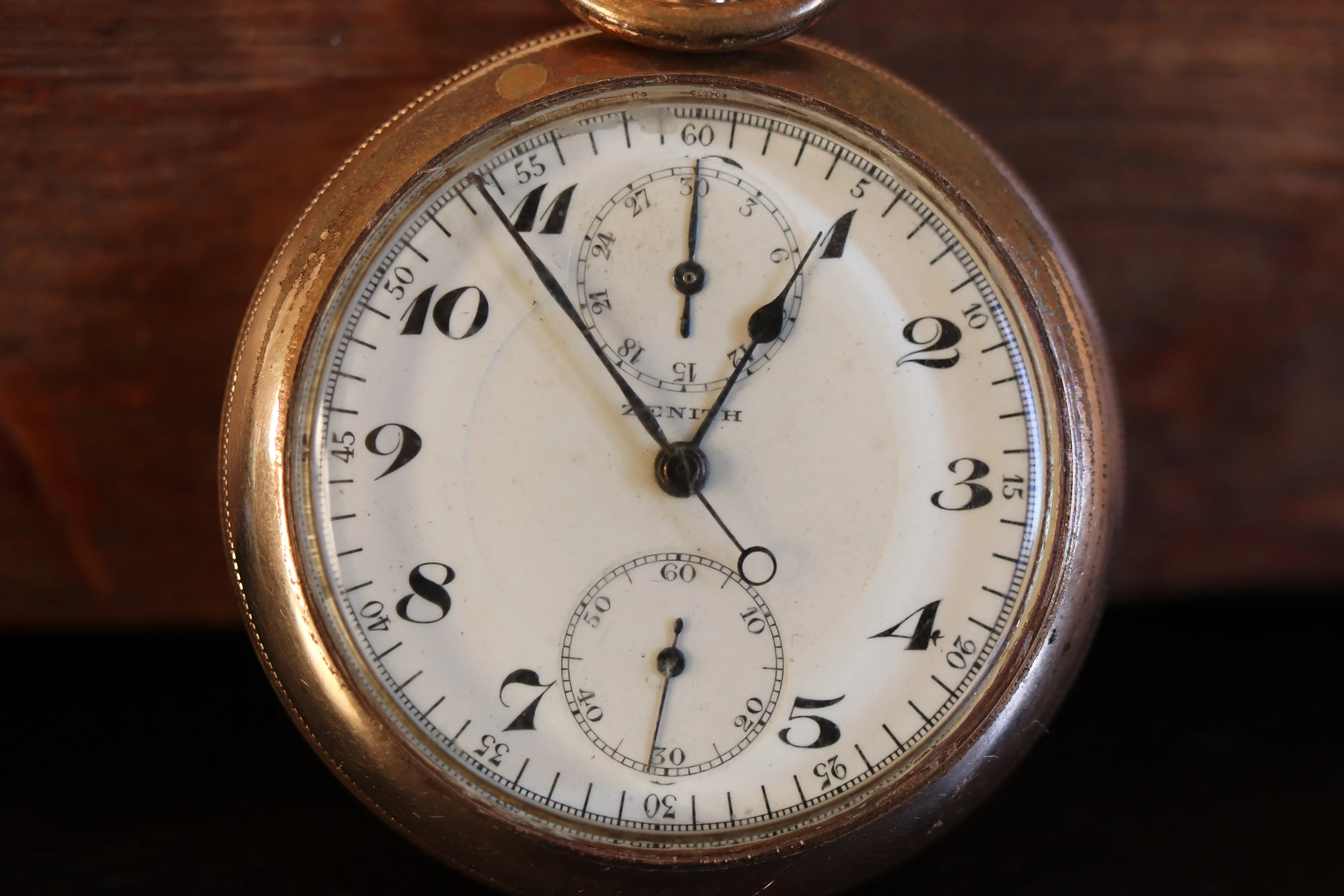 Vintage Zenith Pocket Watch with Chronograph Function