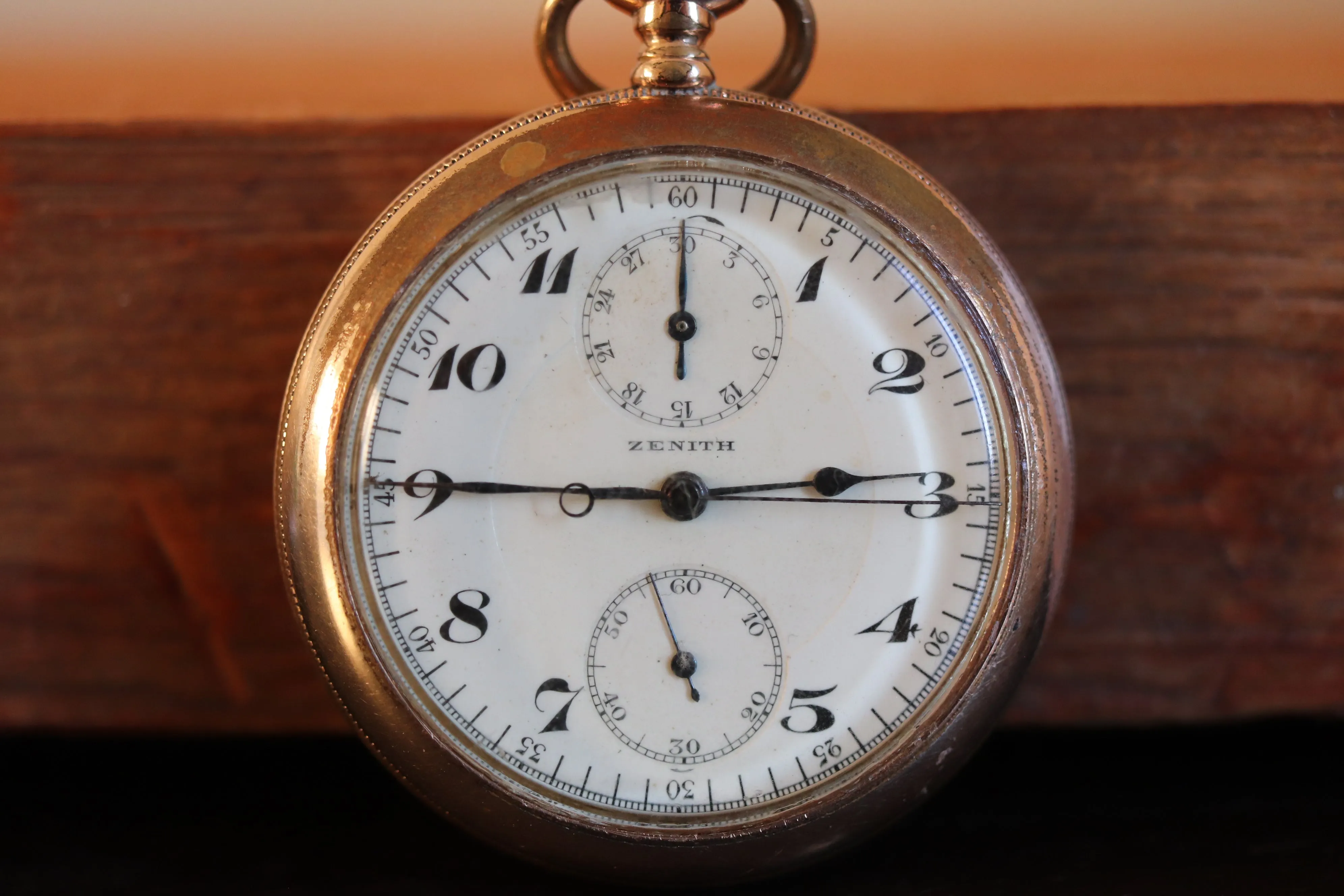 Vintage Zenith Pocket Watch with Chronograph Function