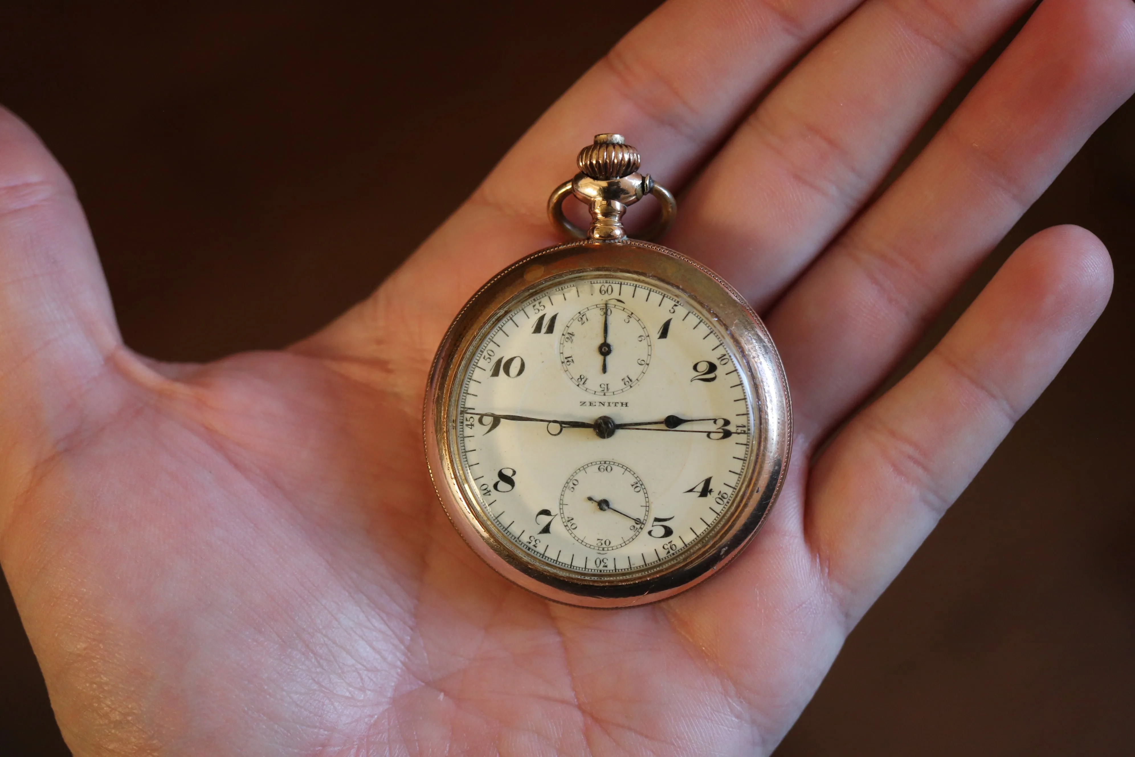 Vintage Zenith Pocket Watch with Chronograph Function
