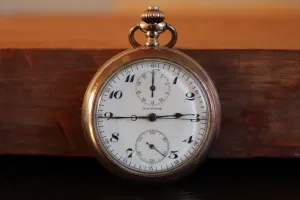 Vintage Zenith Pocket Watch with Chronograph Function