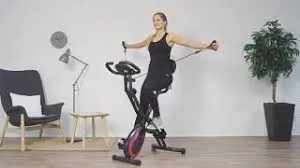Vlo d'appartement pliable S150 Avec Dossier Sangles et Porte tablette | Fitnessterapy