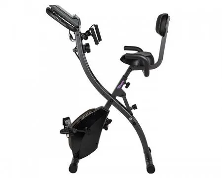 Vlo d'appartement pliable S150 Avec Dossier Sangles et Porte tablette | Fitnessterapy